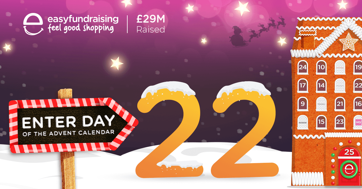 Christmas Advent Calendar Day 22 easyfundraising